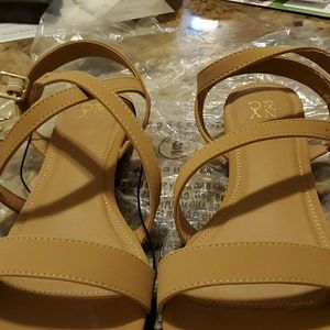 Tan sandals